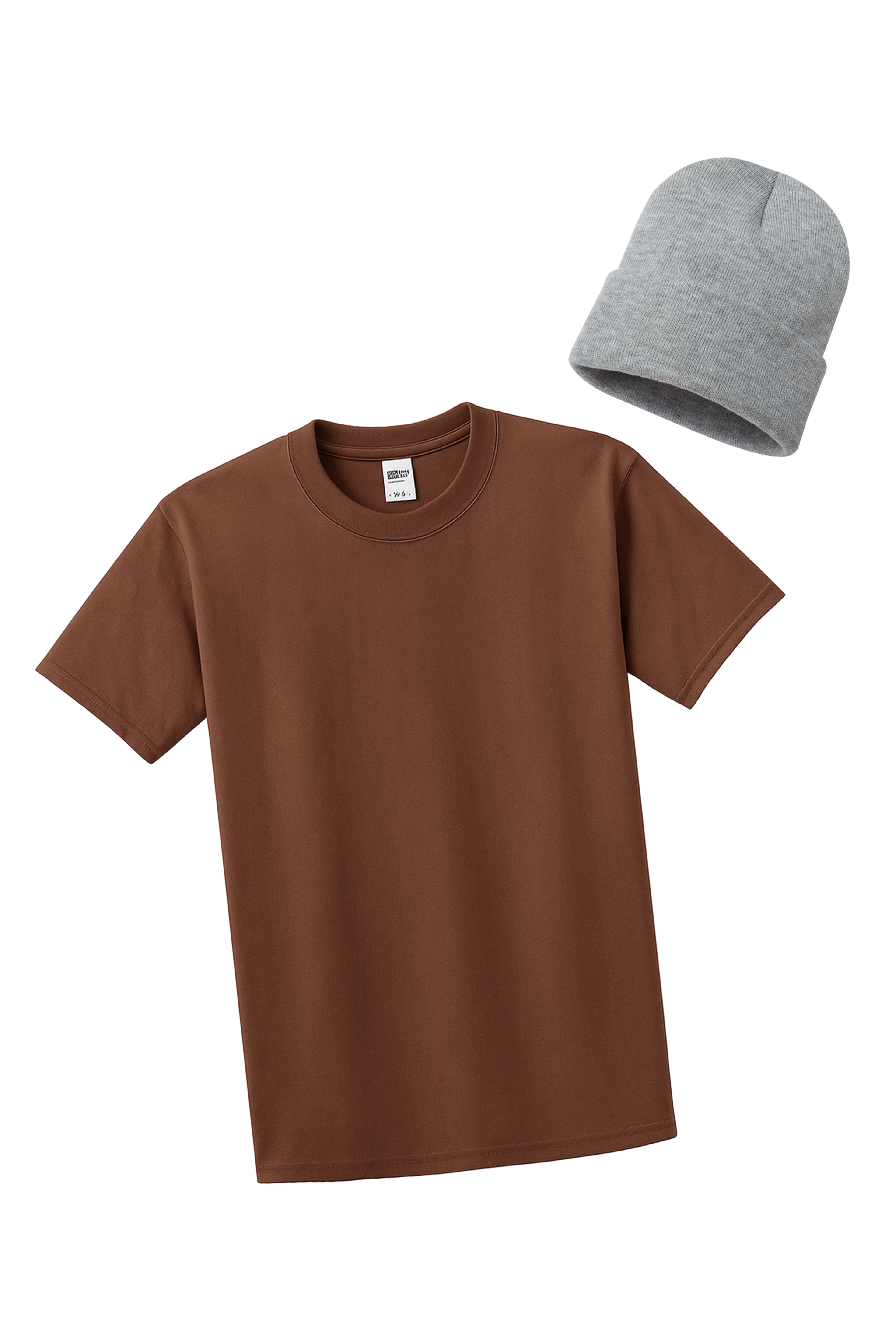 matching tee and beanie set